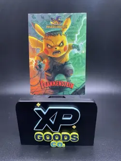 Pikachu Poncho Sparkle Holo Box Hit Cracked Ice Pokemon Frankenstein - Image 1