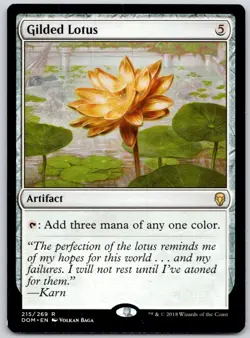 Gilded Lotus - Dominaria DOM - MTG - LP Magic - 215 R - Image 1