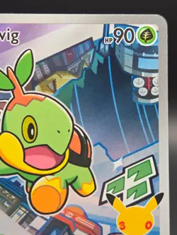 Turtwig Pokemon TCG Holo Promo 40 Rare 30th Anniversary Celebration - Image 3