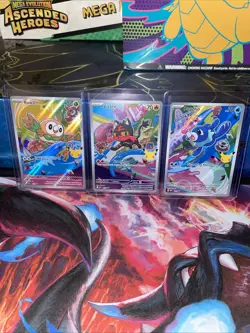 Pokemon TCG First Partner Illustration Collection Alola: Rowlet, Litten, Popplio - Image 1