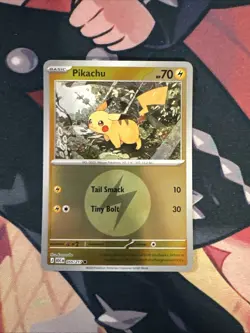 Pikachu (Energy Symbol ) 055/217 ME: Ascended Heroes Pokemon Reverse Holo NM - Image 1