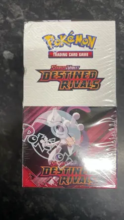 Pokemon TCG Destined Rivals Half Booster Box 18 Packs, Sealed - Image 1