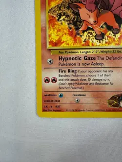 Set of 3 Pokemon Brock's Vulpix Wizard Stamp 37/132 - Image 3