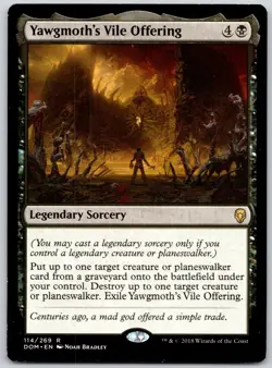 Yawgmoth's Vile Offering - Dominaria DOM - MTG - LP Magic - 114 R - Image 1