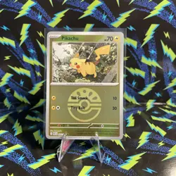 Pikachu 055/217 (Friend Ball Reverse Holo) Ascended Heroes Pokemon TCG NM - Image 1