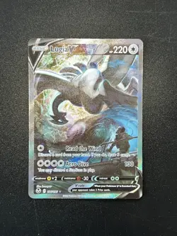 Lugia V 186/195 SWSH Silver Tempest Ultra Rare Alternate Art Pokemon Card - Image 2