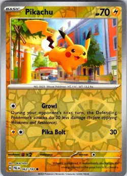 Pokemon | SV02: Paldea Evolved | Pikachu | 062/193 | Reverse Holo | NM - Image 1