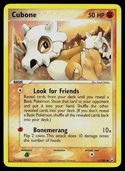 Pokemon Card - Cubone Team Rocket Returns 51/109 Common - Image 1