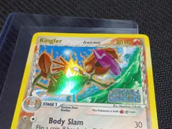 Kingler Delta Species 22/100 Reverse Holo Stamp Pokemon EX Crystal Guardians Mp - Image 2