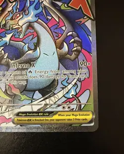 Pokemon Mega Charizard X EX 023 UPC Black Star Promo Mega Evolution - Near Mint - Image 3