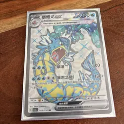 Pokemon TCG Chinese Gyarados ex SR - Scarlet & Violet, CSv3C-143 HOLO NM - Image 1