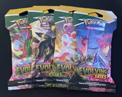 Evolving Skies Sleeved Booster Pack Art Set | Sealed | Pokemon TCG - Image 1