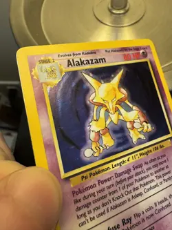 Alakazam - Holo - 1/102 Base Set - Pokemon TCG - 1999 - Image 3