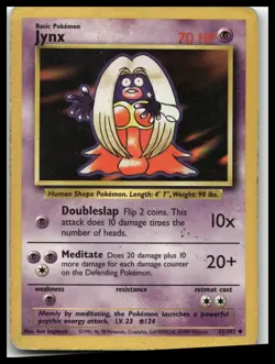 Jynx #031/102 Base Set Moderately played Pokemon tcg - Image 1