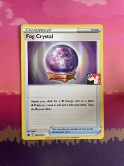 Pokemon -Fog Crystal 140/198 - Holo League Promo - Sword and Shield - NM/M 820650813443 - Image 1