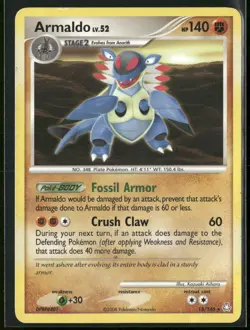 Armaldo 18/146 Rare Legends Awakened Pokemon Moderately Played - Image 1