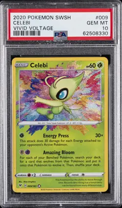 Celebi 009/185 Vivid Voltage Pokemon PSA 10 - Image 1