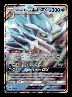 Alolan Sandslash GX - SM236 Holo Promo Sun & Moon Promo Pokemon Near Mint - Image 1