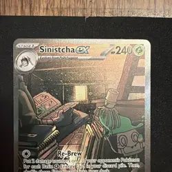 Sinistcha ex 210/167 SIR Special Illustration Rare Twilight Masquerade Pokemon - Image 4