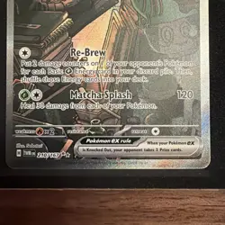 Sinistcha ex 210/167 SIR Special Illustration Rare Twilight Masquerade Pokemon - Image 5