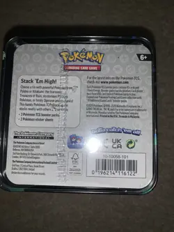 Pokemon TCG Stacking Tin 2025 3 Booster Packs, 2 Sticker Sheets - New & Sealed - Image 5
