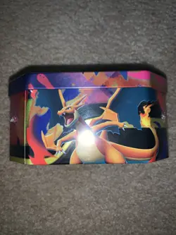 Pokemon TCG Mega Charizard X Tin Multicolor Metal 2026 NEW! - Image 2