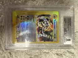 Pokemon Skyridge Kabutops Reverse Holo Beckett Graded 8 2003 English - Image 1