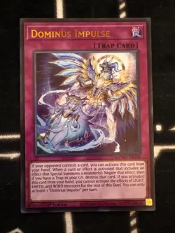 YuGiOh! - Dominus Impulse MZMU-EN126 Ultra Rare 1st Edition Near Mint - Image 1