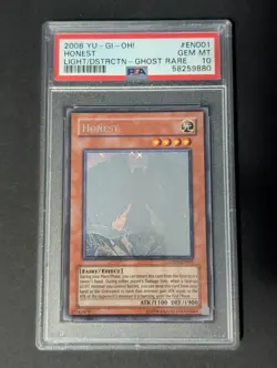 2008 YU-GI-OH! LODT-LIGHT OF DESTRUCTION GHOST RARE #EN001 HONEST PSA 10 - Image 1