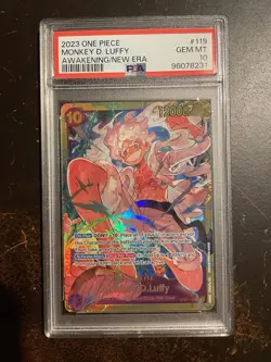 2023 One Piece Monkey D Luffy Awakenings PSA 10 OP-05 - Image 1