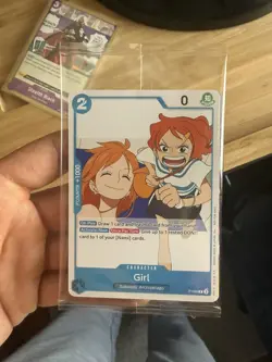 Bandai OPTCG Sealed Release Event Promo Girl P-096 and Rainbow Luffy Leader - Image 1