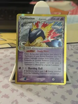 Pokemon Typhlosion Delta Species Holo Rare 100 HP Dragon Frontiers 12/101 Card - Image 1