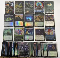 MTG TMNT 65 Card Lot-5 MYTHIC, 10 RARE, 20U, 30C) Raph’s Jitte The Ooze P17 - Image 2