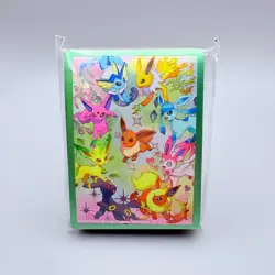 Eevee Card Sleeves From Pokemon Prismatic Evolutions SPC 65 Sleeves Ct. - NEW - Image 1