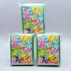 Eevee Card Sleeves From Pokemon Prismatic Evolutions SPC 65 Sleeves Ct. - NEW - Image 2