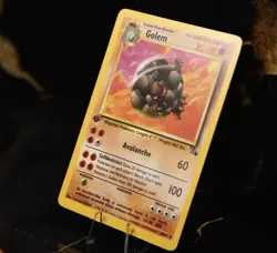 Pokemon TCG Fossil 1st Edition Golem 36/62 WOTC 1999 Vintage Card No Reserve! Nm - Image 3