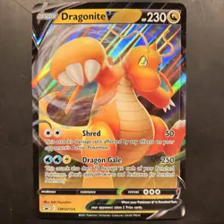 Jumbo Card Dragonite V SWSH154 Black Star Promo Pokemon Card NM - Image 1