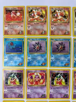 Vintage Pokemon Card Lot 168 Cards WOTC Era, Gym Series, Team Rocket, Trainer - Image 2
