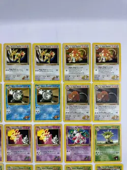 Vintage Pokemon Card Lot 168 Cards WOTC Era, Gym Series, Team Rocket, Trainer - Image 4
