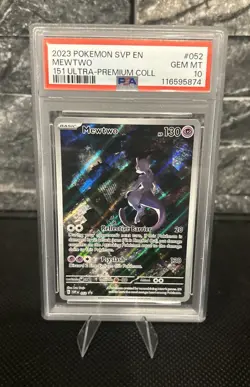 PSA 10 Mewtwo 052 Sv: Scarlet & Violet Promo Cards Holo - Image 3