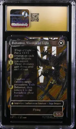 2025 MTG FF SURGE FOIL BAHAMUT, WOL/DION BAHAMUT'S DOMINANT CGC 10 PIRISTNE - Image 2