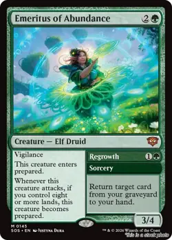Emeritus of Abundance MTG Secrets of Strixhaven Mythic NM Pck Fresh - Image 1