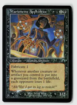 Marionette Apprentice (Retro Frame) #410 (Foil) NM Modern Horizons 3 Magic MTG - Image 1