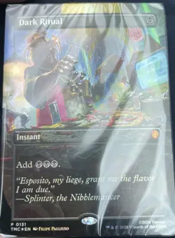 Dark Ritual (Borderless) Commander: Teenage Mutant Ninja Turtles Foil MTG - Image 1
