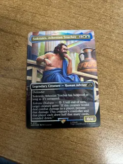 Sokrates, Athenian Teacher (Borderless) UB Assassin's Creed Foil NM-M Unplayed - Image 1