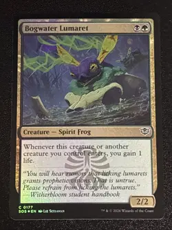 MTG Secrets of Strixhaven Bogwater Lumaret Foil 0177 NM - Image 1