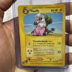 Pokemon TCG Aquapolis Flaaffy 47/147 Uncommon LP/NM Vintage Vtg Card E-Reader - Image 1