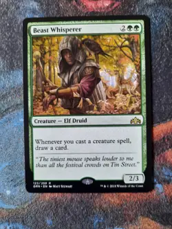 MTG Magic the Gathering - 1 x Beast Whisperer - Ravnica - EX - Image 1