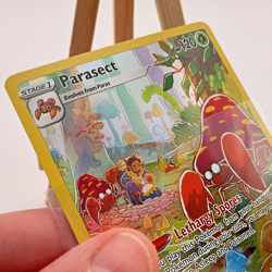 Pokemon Parasect Holo Ultra Rare SWSH11: Lost Origin TG01/TG30 NM - Image 3