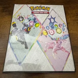 Pokemon Portfolio Binder Ultra PRO 4 Pocket SV 8.5 Prismatic Evolutions - USED - Image 1